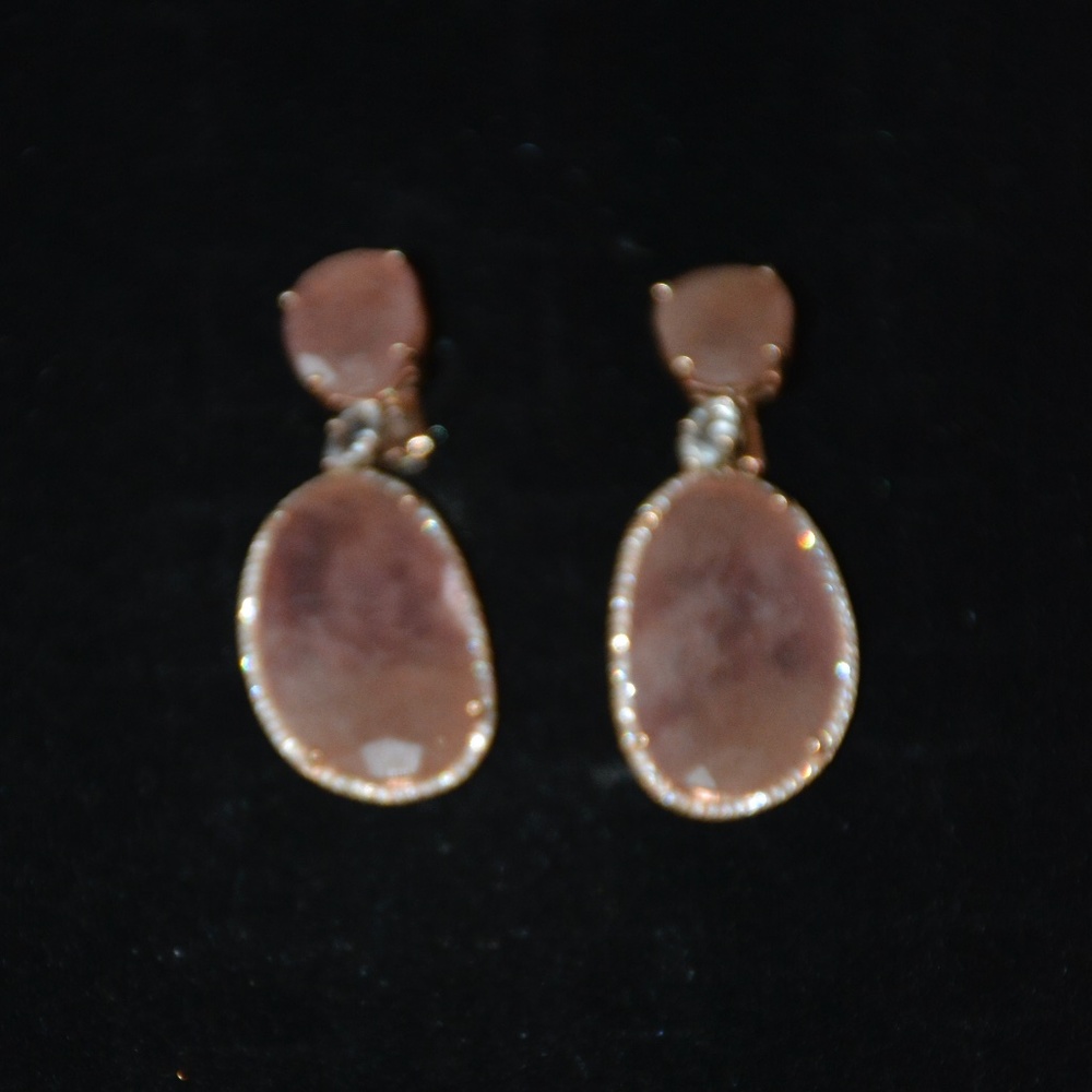 Marco Moore Quartz and Diamond Earrings